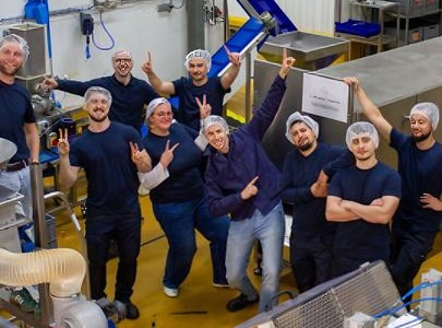 photo des membres de l'équipe dans la bonne ambiance