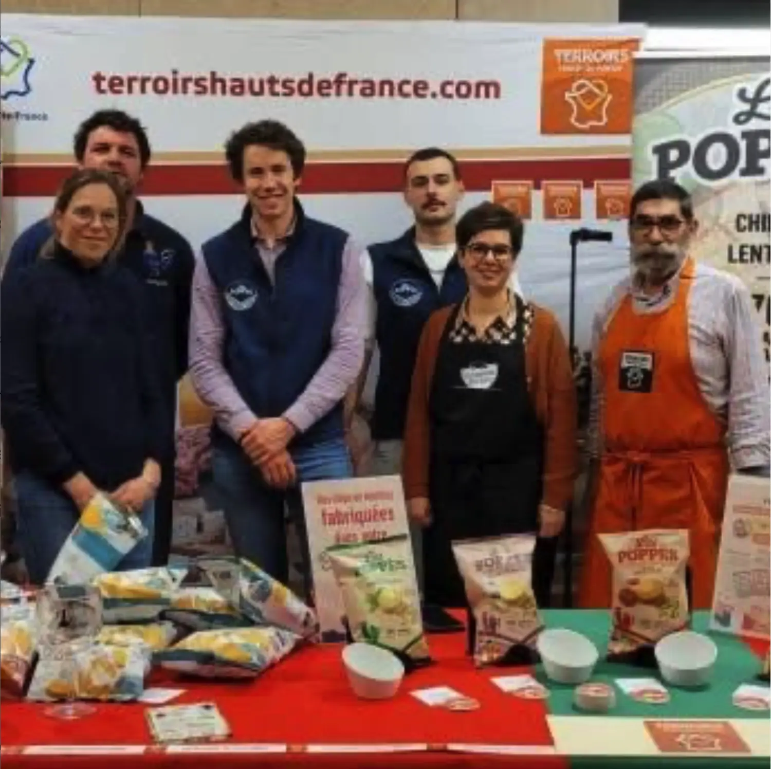 Photo équipe stand terroirs hauts de france