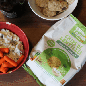 photo ambiance apéro d'un paquet ferm fabrik cremem oignon