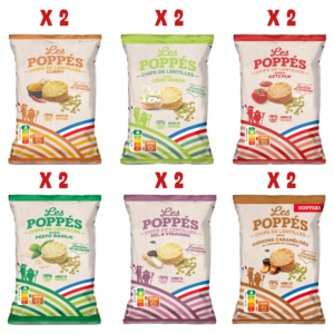 pack Les Poppés, 2 packs de chaque saveurs